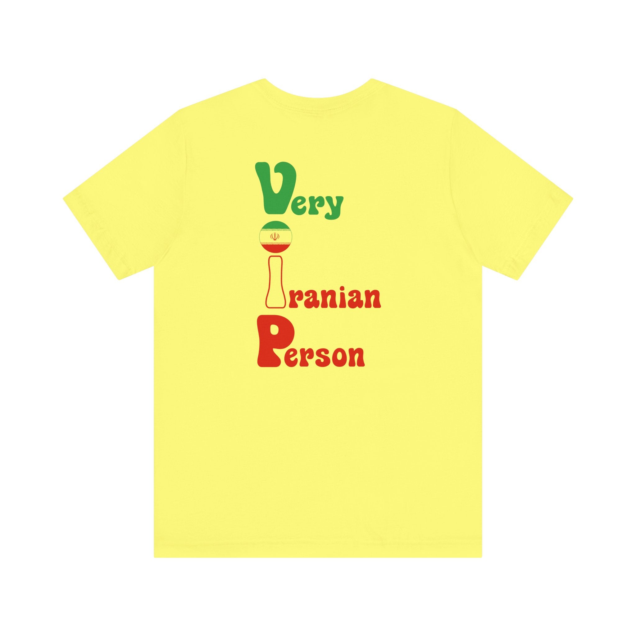 TheVIPLine Very Iranian Person V2 Unisex Jersey Short Sleeve Tee