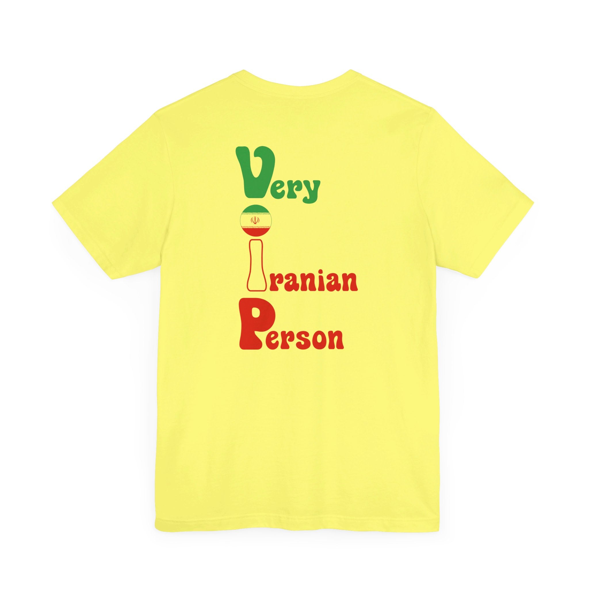 TheVIPLine Very Iranian Person V2 Unisex Jersey Short Sleeve Tee