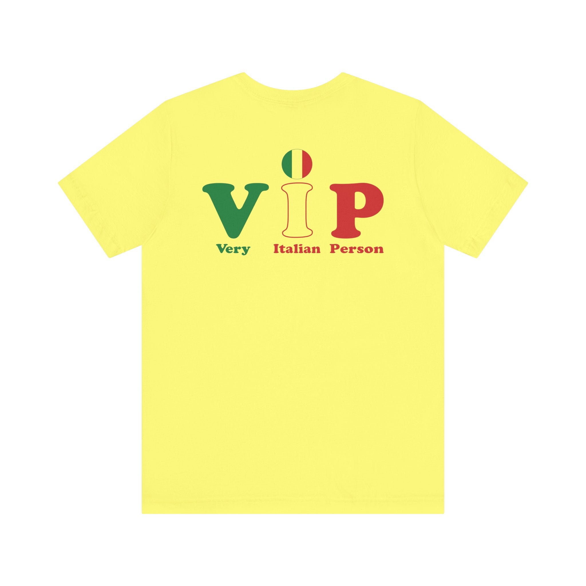 TheVIPLine Very Italian Person V1 Unisex Jersey Short Sleeve Tee