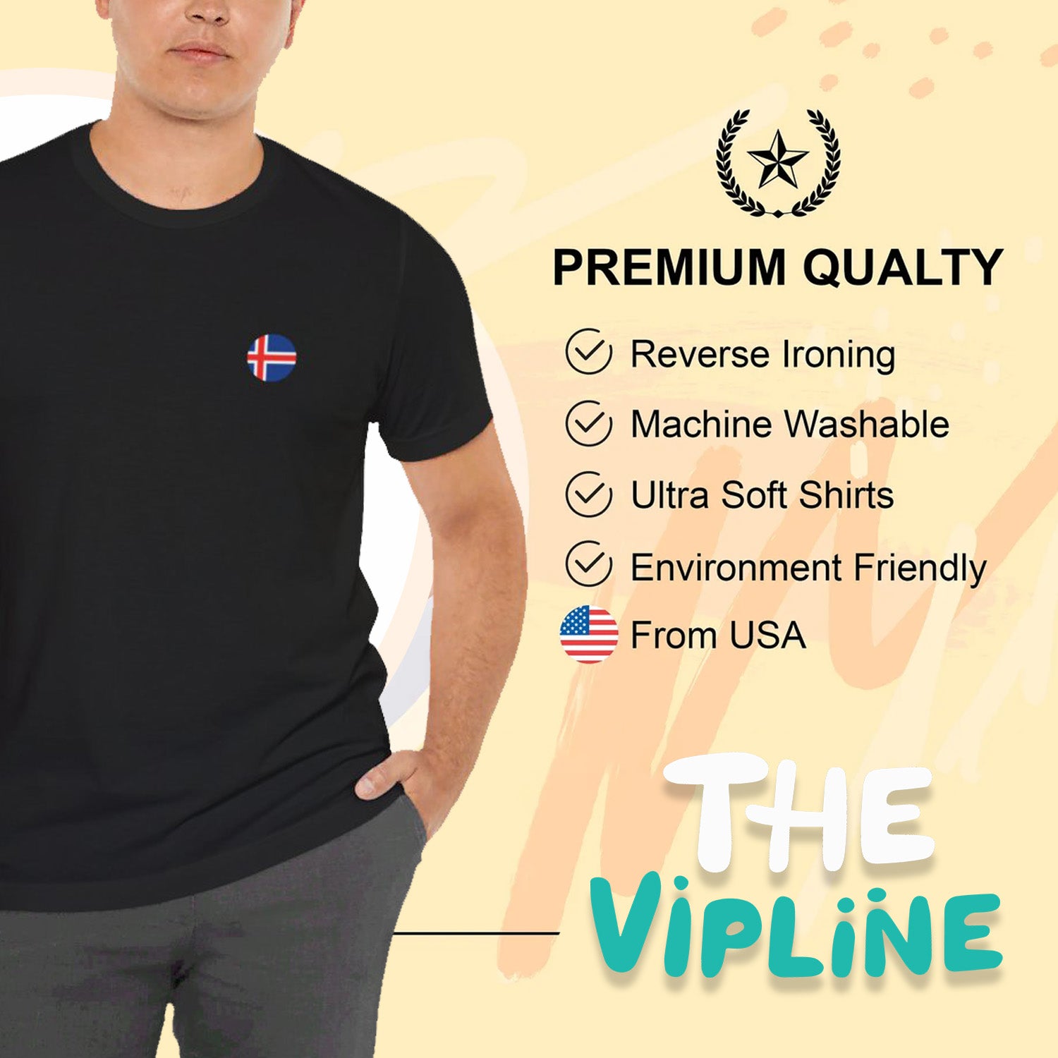 TheVIPLine Very Israeli Person V1 Unisex Jersey Short Sleeve Tee